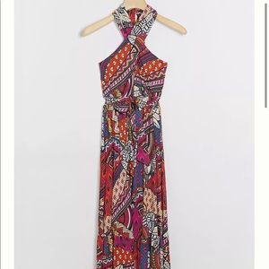 Anthropologie Maeve Cynthia Halter Maxi Dress